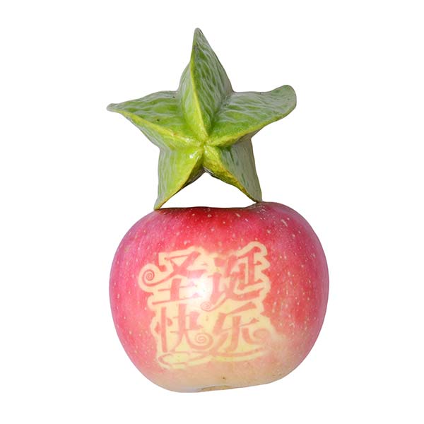 中国のクリスマスのリンゴ
